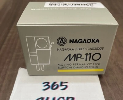 NAGAOKA MP-110 Phono Stereo Cartuccia Giradischi Japan direct MP110 con tracking