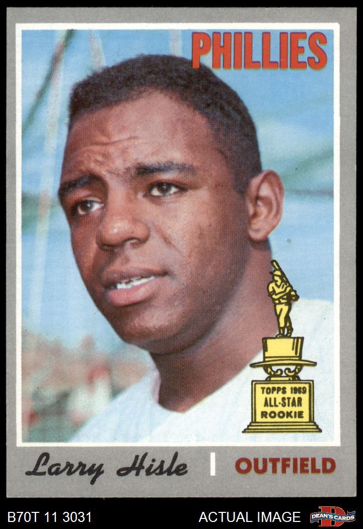 1970 Topps #288 Larry Hisle Phillies ASR 7 NM Baseball Card