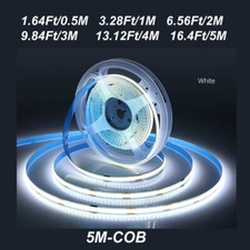 DC12V COB LED Strip LightsTape Rope Cabinet Kitchen Light High Density Flexible