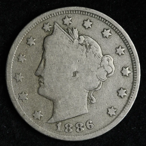 Photo of a 1886-P Liberty Nickel from an eBay listing that sold on Jul 20, 2026