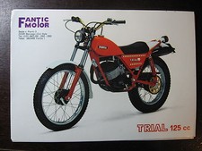  BROCHURE CATALOGUE 1979 MOTO FANTIC  TRIAL 125