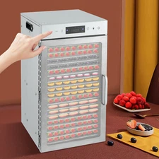 Stainless Steel Fruit Dryer, Food Dehydrator, Fruit Dryer Machine 30-90°C 800W