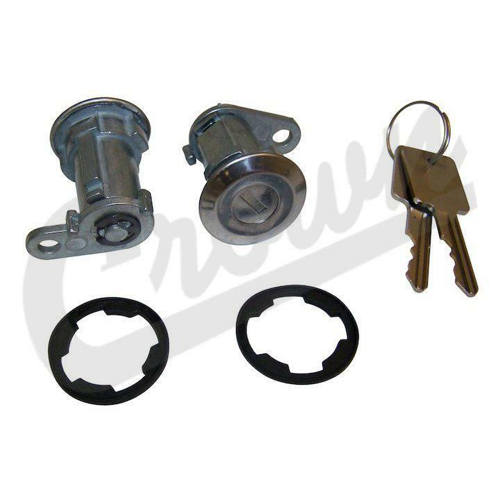 Cylindre de porte lot de 2 barillets avec clés identiques pour sécurité maison