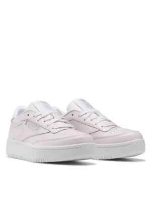 y Reebok Club C 85 Double GY4878 Sneakers Junior Pink White Leather