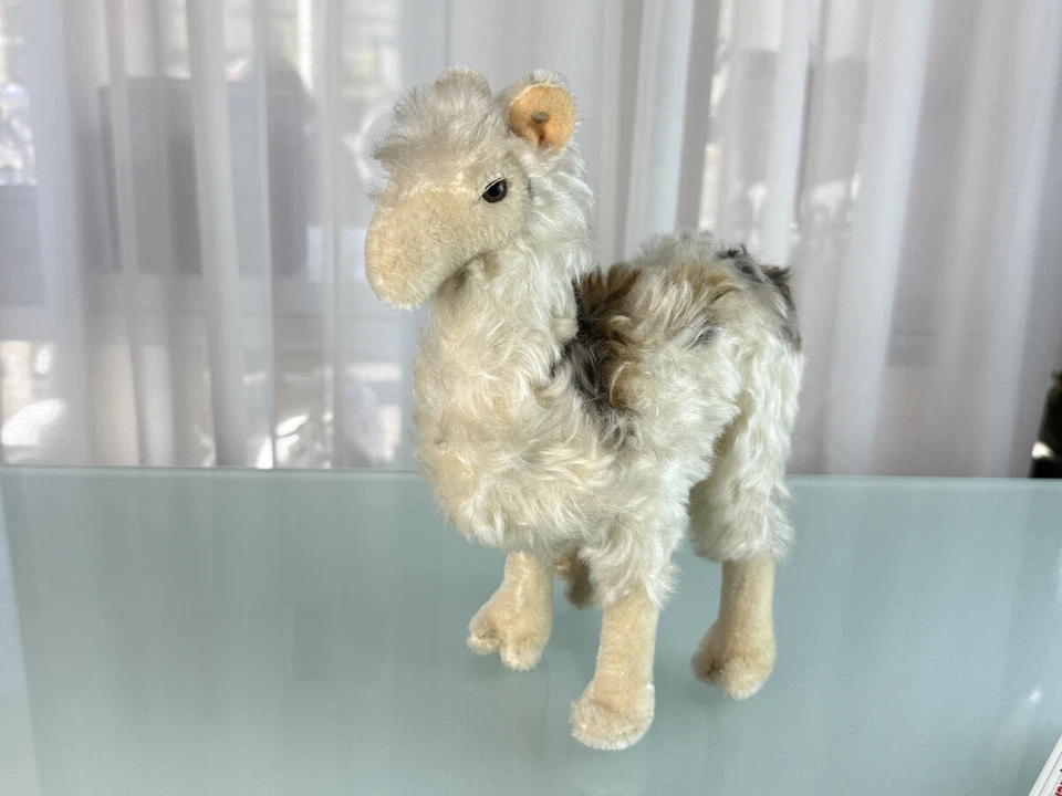 Peluche de collection Steiff animal lama 26 cm. Excellent état - Photo 3/3