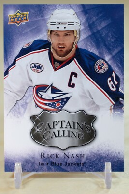 2009-10 Upper Deck Captain's Calling Rick Nash #CC5 Columbus Blue Jackets