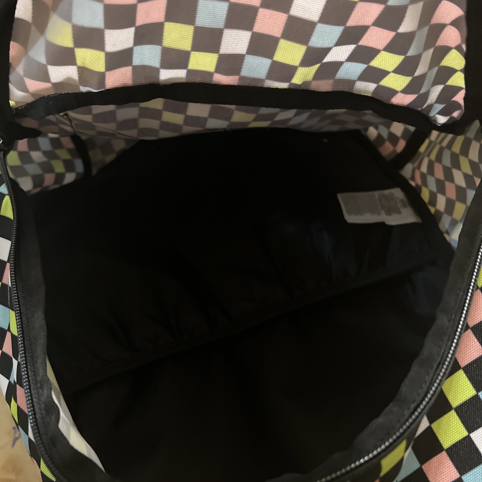 VANS BACKPACK Checkered Pattern Bookbag Multicolo… - image 5