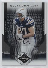 2007 Leaf Limited Rookie 268/299 Scott Chandler #296 Auto 1dm4