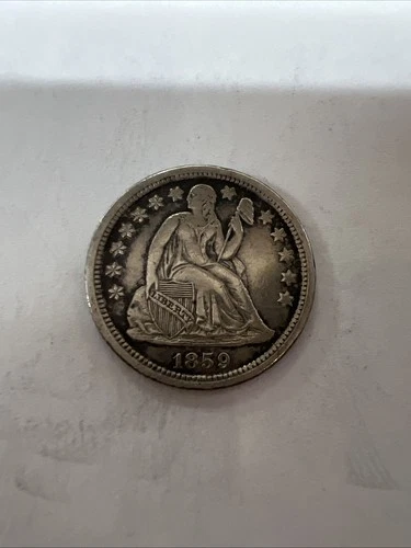 1859-O Seated Liberty Dime Nice AU Great Eye Appeal Nice Strike.  *7116