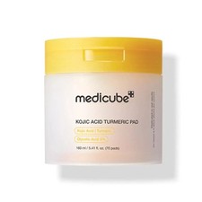 medicube Kojic Acid Turmeric Glycolic Acid Face Pads 70ct K-Beauty Skin Brighten
