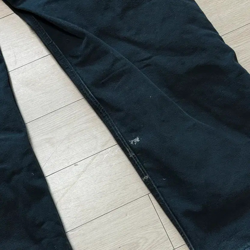 Vintage Carhartt Double-N Work Pants Black 46 Waist 110cm thumbnail 2