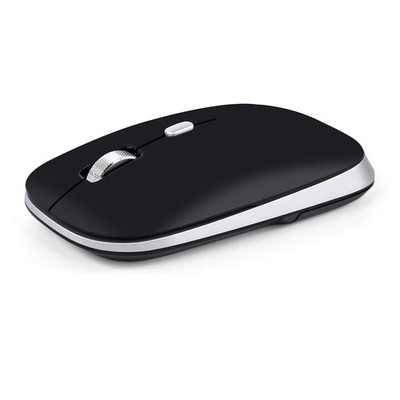 Bluetooth Mouse Slim Silent Wireless 5.0 4.0 Adjustable DPI Optical Laptop Black