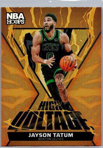 2024-25 Panini Nba Hoops - High Voltage Jayson Tatum #17