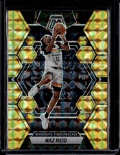 2022-23 Panini Mosaic #108 Naz Reid Reactive Yellow
