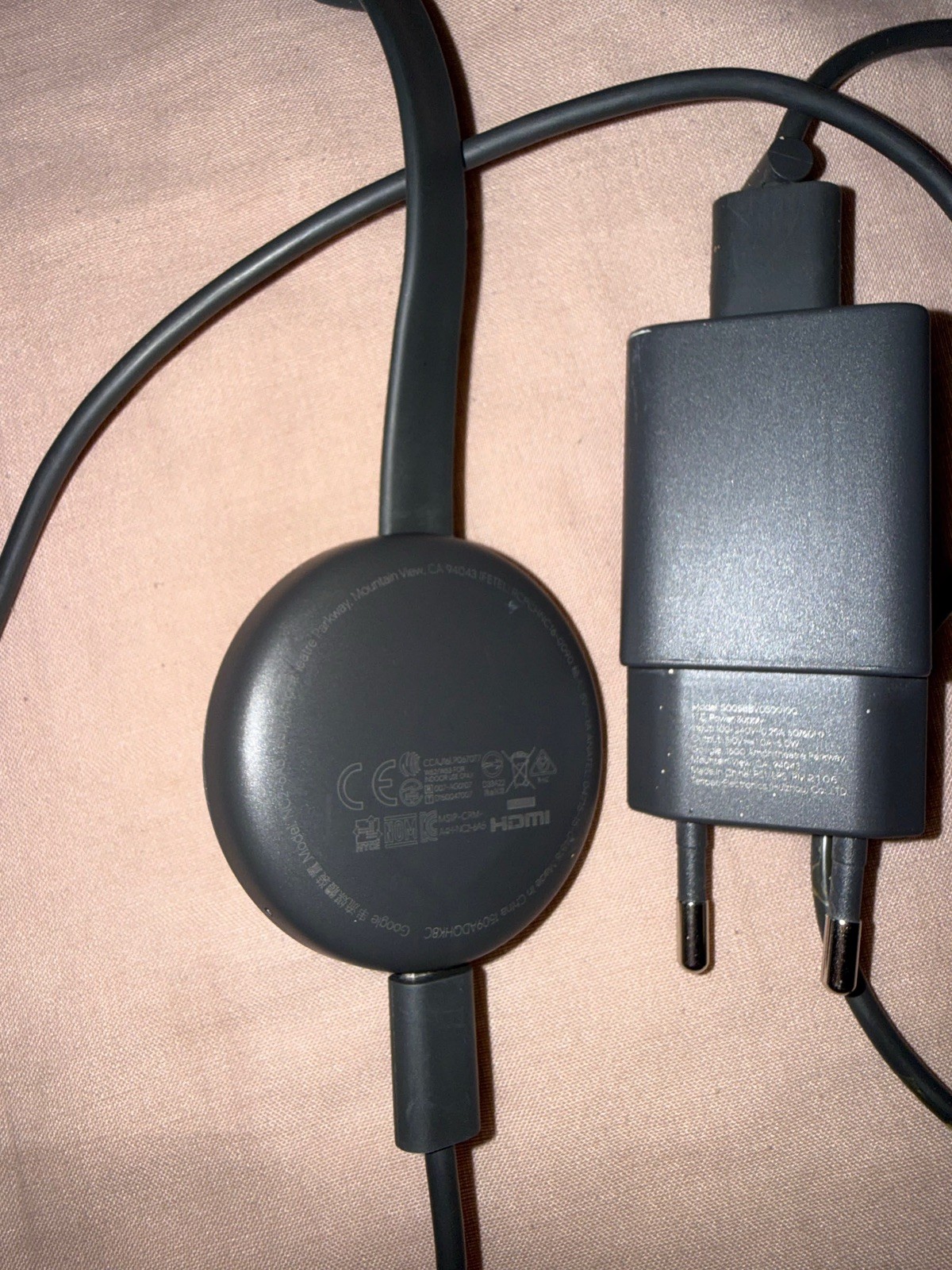 Google Chromecast 3 Media Streamer - Antracite
