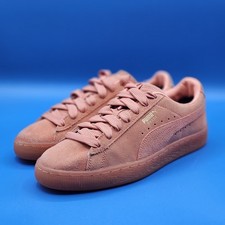 PUMA Suede Classic Mono Gold Pink Salmon Big Kid Girls sz 6 C Sneaker quick ship