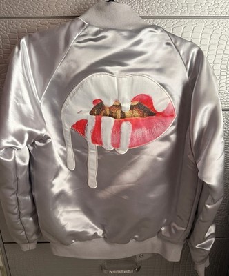 Kylie Jenner Bomber Jacket Size Small & Matching Makeup Bag