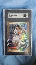 ? 2021 Topps - Garrett Crochet Rookie Card Gold Refractor Graded 10!! ?. rookie card picture