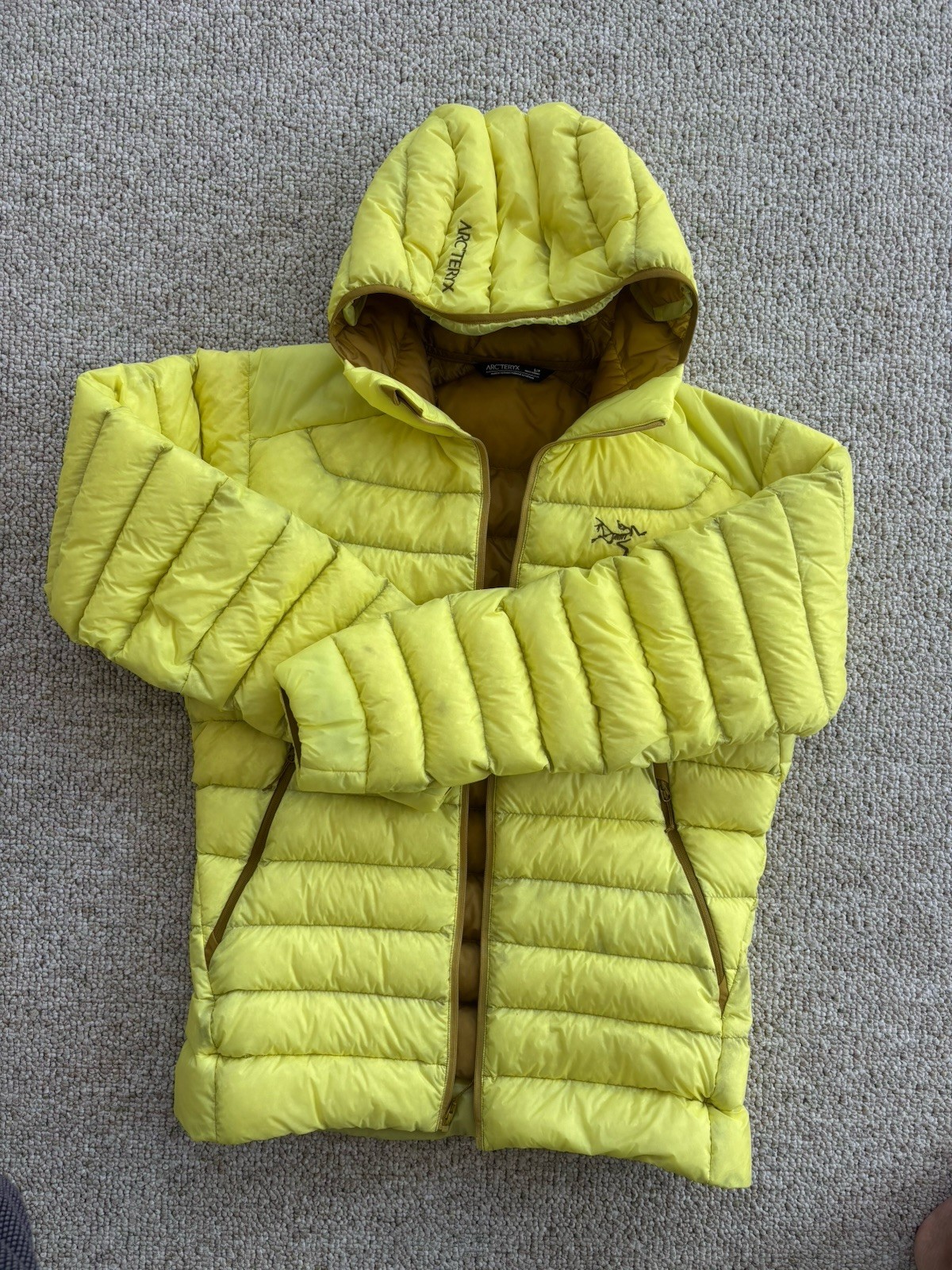 ARC'TERYX Arcteryx Giacca Uomo Piccola Cerio LT Felpa con Cappuccio Full Zip Leggera Piumino