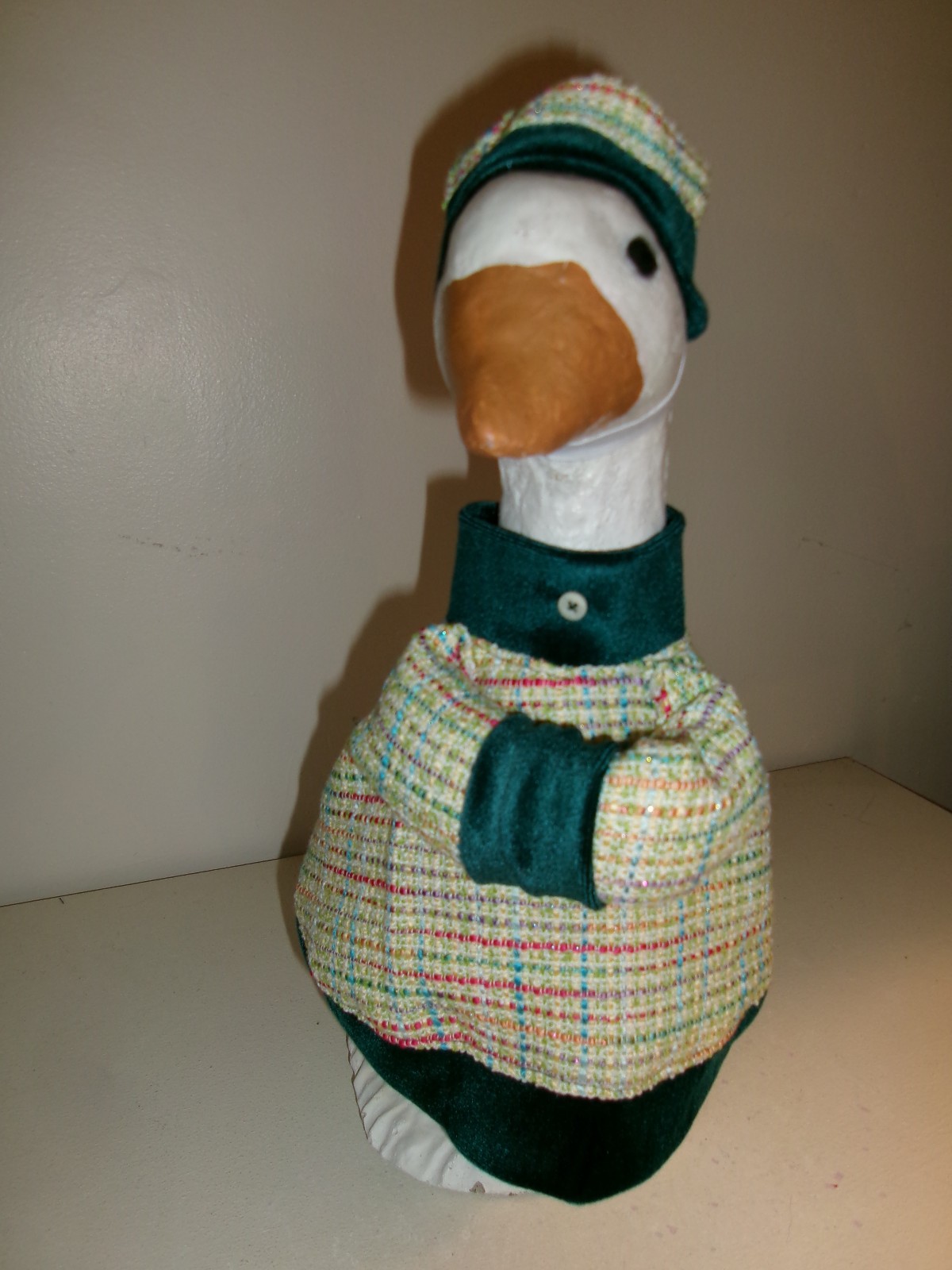 Best dressed goose geese clothes outfits 17"  MEDIUM Winter coat 361-5