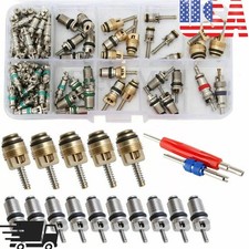 102PCS Car R12  R134a A/C Air Conditioner Schrader Valve Core Remover Tool Kit