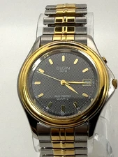 RARE,UNIQUE Men's Vintage Watch ELGIN "Glowatch" FEL02-007 two tone light black