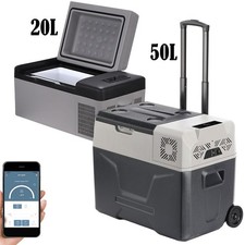 Tragbar Kompressor Kühlbox 20L - 50L Mini Kühlschrank 12V/230V Auto Camping APP