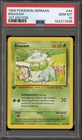 Pokemon Bulbasaur (Bisasam) Base Set 1st Edition GERMAN #44 PSA 10 Gem Mint
