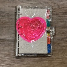 Vintage Y2K Mini Glitter 1999 - 2000 Agenda Planner Notebook Organizer Nostalgic