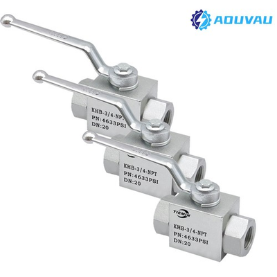 #ad High Pressure Hydraulic Ball Valve 3 4#x27;#x27; NPT 4568 PSI 315bar 2 way Steel *3psc $94.99