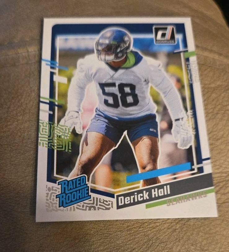 2023 Panini Donruss - Rated Rookie #388 Derick Hall (RC)