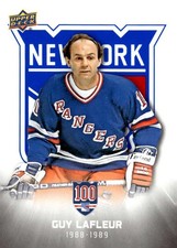 Guy Lafleur 2025-26 UD New York Rangers Centennial White #33 Hobby NHL ID:164895