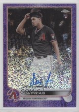 2022 Topps Chrome Rookie Purple Speckle Refractor 131/299 Luis Frias Auto 0nr3