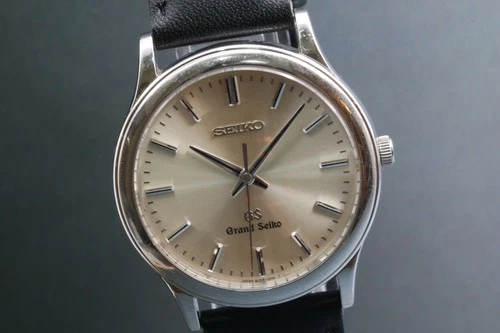 Vintage 1997 [Near MINT] Grand SEIKO 8J55-0A10 GS Silver Dial Men Quartz Watch