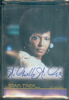 Star Trek Movies in Motion ( A60 ) Nichelle Nichols Autograph Card