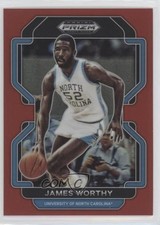 2022-23 Panini Prizm Draft Picks Red Prizm 105/299 James Worthy #21 HOF y8h