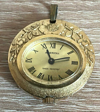 Vintage Ingersoll Mechanical Pendant/Pocket Watch gold color