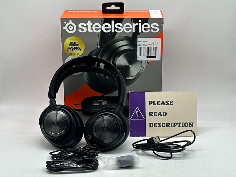 SteelSeries Arctis Nova Pro Gaming Headset for PC and PlayStation - Wired - READ