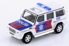 Kyosho Mercedes Benz G 55 AMG Polisi Traffic White 1:64 Scale 3 Inch Diecast Car