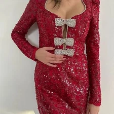 Nick Hilton & Rebecca Vallance Dress