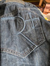 Rocawear Jean Shorts Mens Blue Demin Size 40 Original Fit Hip Hop Skater Y2K B