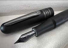 Stipula Etruria Gorilla penna stilografica nera (fine nuova con scatola) nuova con scatola