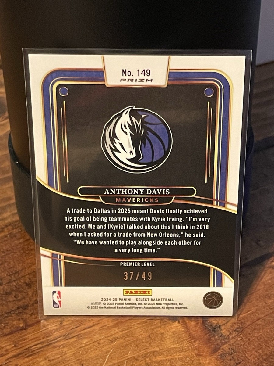 2024-25 Select Basketball Anthony Davis Premier Teal White