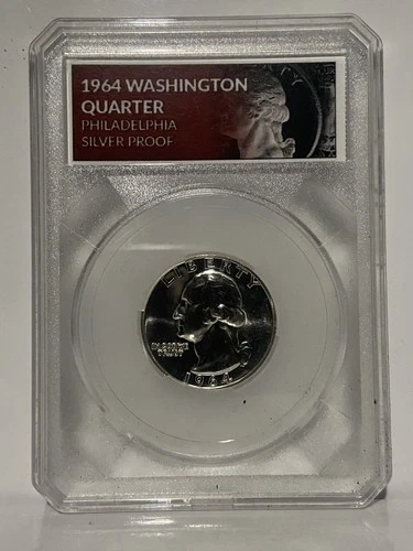 1964 Silver Proof Washington Quarter