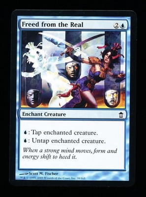 * * 1x Freed from the Real x1 * * Saviors of Kamigawa MTG NM Near Mint