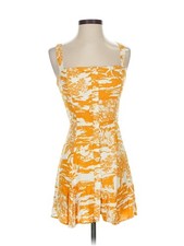 Reformation Women Yellow Cocktail Dress 4