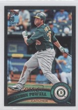 2011 Topps Black 5/60 Landon Powell #348 0a9