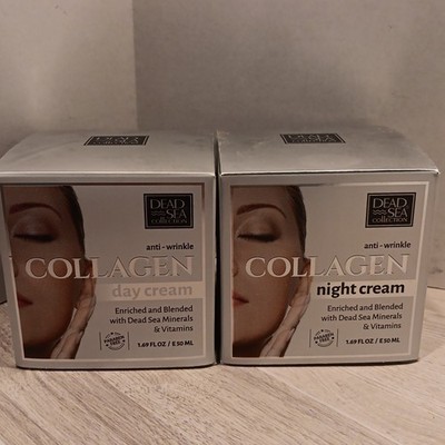 Dead  Sea Collection Anti-Wrinkle Collagen Day/ Night Cream Mineral & Vitamins
