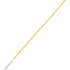 TRU COMPONENTS 1567217 LiY wiring cable 1 x 0.50 mm yellow 100 m