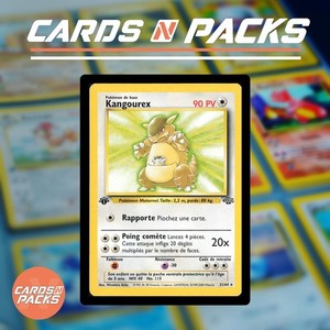 Carte Pokemon Kangourex 21/64 Set Jungle Edition 1 Exc.